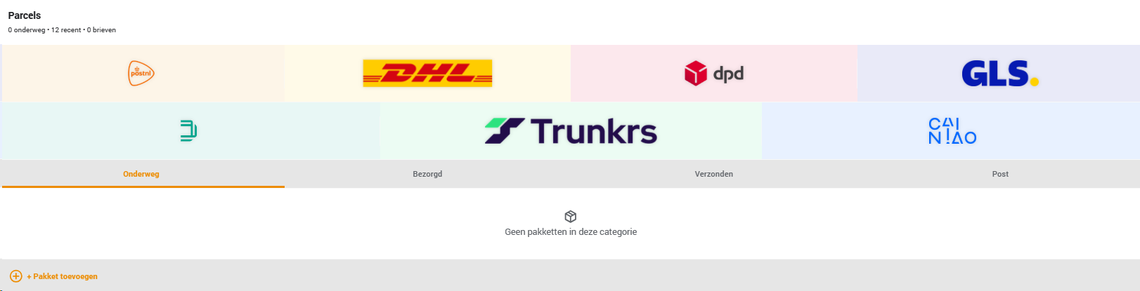 Combo banner, light theme